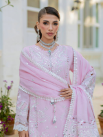 3Piece Unstitched Embroidered Slab Paper Cotton Suit - Image 2