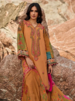 Charizma Sunshine MUSTARD 3PCS Embroidered Unstitched Lawn Suit - Image 2