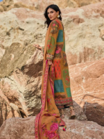 Charizma Sunshine MUSTARD 3PCS Embroidered Unstitched Lawn Suit - Image 4