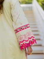 Zellbury Embroidered Lurex Jacquard 3PC Unstitched Suit - Image 6