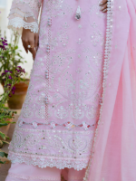 3Piece Unstitched Embroidered Slab Paper Cotton Suit - Image 6