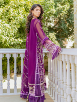 Zellbury Luxury Embroidered Bamber Chiffon 3PC Unstitched Suit - Image 7