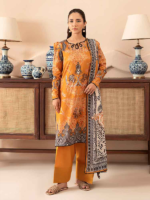RIVAH 3-Piece Unstitched Digital Printed Lawn