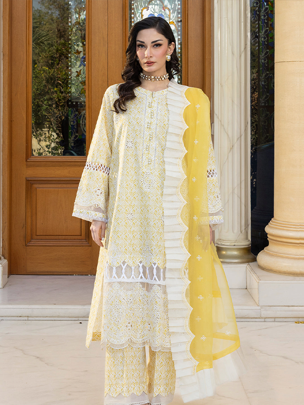 01 Zellbury Chikankari Unstitched Collection