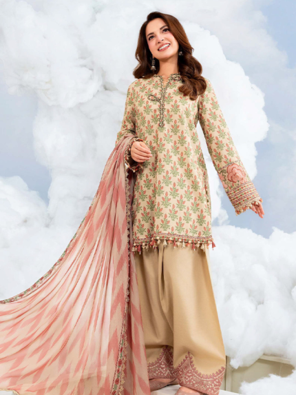M/Basics 3-Piece Unstitched Summer Collection MB-CUSV14-12-A
