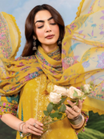 M/Basics by Maria.B 3-Piece Embroidered Unstitched Lawn Suit  D#03-A - Image 2