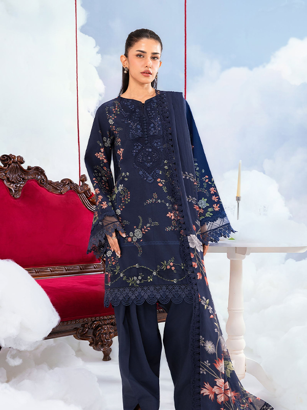 01 M/Basics 3-Piece Unstitched Summer Collection MB-CUSV14-07-B