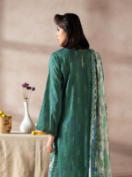 GJ FABRICS(RUSHMA) Unstitched 3-Piece Printed Unstitched Lawn Suit - Image 2