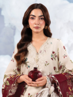 M/Basics by Maria.B 3-Piece Embroidered Unstitched Lawn Suit  D#01-A - Image 2