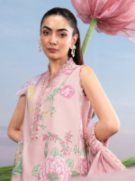 M/Basics by Maria.B 3-Piece Embroidered Unstitched Lawn Suit D#04-A - Image 2