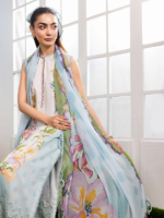 M/Basics by Maria.B 3-Piece Embroidered Unstitched Lawn Suit  D#05-A - Image 2