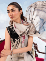 M/Basics by Maria.B 3-Piece Embroidered Unstitched Lawn Suit  D#06-B - Image 2