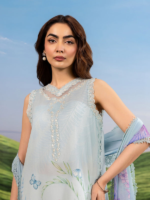 M/Basics by Maria.B 3-Piece Embroidered Unstitched Lawn Suit  D#10-A - Image 2