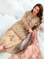 M/Basics by Maria.B 3-Piece Embroidered Unstitched Lawn Suit  D#12-A - Image 2