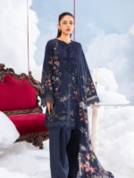 M/Basics by Maria.B 3-Piece Embroidered Unstitched Lawn Suit  D#07-B - Image 2
