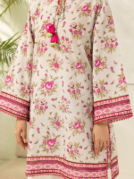 Zellbury 3-Piece Grey Unstitched Textured Lawn Suit - Image 3