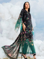 M/Basics by Maria.B 3-Piece Embroidered Unstitched Lawn Suit  D#01-B - Image 4