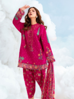 M/Basics by Maria.B 3-Piece Embroidered Unstitched Lawn Suit  D#03-B - Image 3