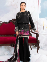 M/Basics by Maria.B 3-Piece Embroidered Unstitched Lawn Suit  D#06-A - Image 3