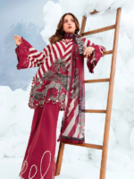 M/Basics by Maria.B 3-Piece Embroidered Unstitched Lawn Suit  D#08-B - Image 3
