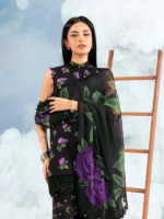 M/Basics by Maria.B 3-Piece Embroidered Unstitched Lawn Suit  D#09-B - Image 3