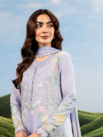 M/Basics by Maria.B 3-Piece Embroidered Unstitched Lawn Suit  D#11-B - Image 3