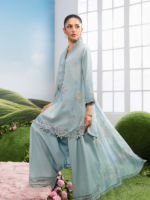 M/Basics by Maria.B 3-Piece Embroidered Unstitched Lawn Suit  D#02-B - Image 4