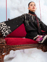 M/Basics by Maria.B 3-Piece Embroidered Unstitched Lawn Suit  D#06-A - Image 4