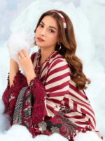 M/Basics by Maria.B 3-Piece Embroidered Unstitched Lawn Suit  D#08-B - Image 4