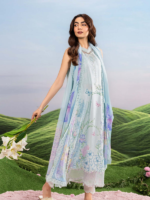 M/Basics by Maria.B 3-Piece Embroidered Unstitched Lawn Suit  D#10-A - Image 4