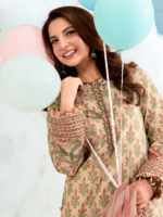 M/Basics by Maria.B 3-Piece Embroidered Unstitched Lawn Suit  D#12-A - Image 4