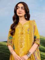 M/Basics by Maria.B 3-Piece Embroidered Unstitched Lawn Suit  D#03-A - Image 4