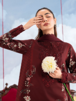 M/Basics by Maria.B 3-Piece Embroidered Unstitched Lawn Suit  D#07-A - Image 4