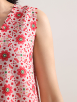 Saya 2-Piece Unstitched Premium Printed Lawn Suit Peach - Image 4