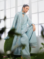 M/Basics by Maria.B 3-Piece Embroidered Unstitched Lawn Suit  D#02-B - Image 5