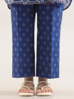 Saya 2-Piece Unstitched Premium Printed Lawn Suit Blue - Image 5