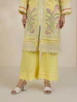 Zellbury Signature Lemon 3-Piece Unstitched Embroidered Lawn Suit - Image 6