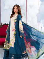 M/Basics by Maria.B 3-Piece Embroidered Unstitched Lawn Suit  D#05-B - Image 5