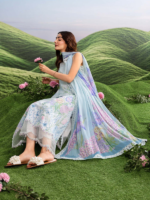 M/Basics by Maria.B 3-Piece Embroidered Unstitched Lawn Suit  D#10-A - Image 6