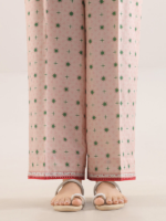 Saya 2-Piece Unstitched Premium Printed Lawn Suit Peach - Image 6