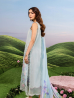 M/Basics by Maria.B 3-Piece Embroidered Unstitched Lawn Suit  D#10-A - Image 7