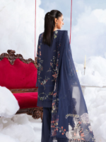 M/Basics by Maria.B 3-Piece Embroidered Unstitched Lawn Suit  D#07-B - Image 6