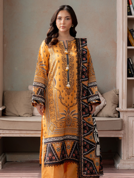 Zellbury 3 Piece Unstitched Digital Printed Lawn Suit
