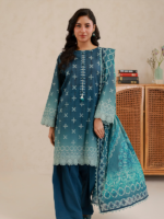 Zellbury 3 Piece Unstitched Digital Printed Lawn Suit