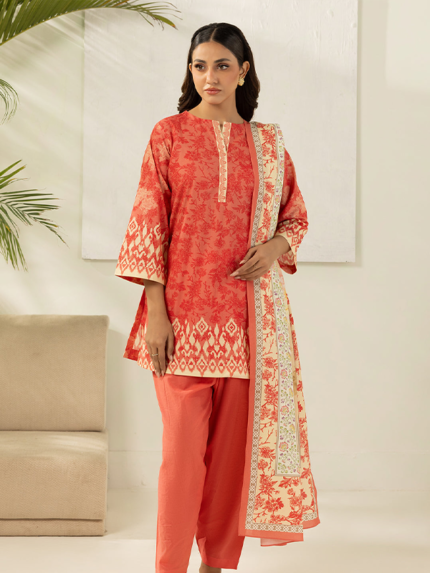 Zellbury 3 Piece Unstitched Digital Printed Lawn Suit
