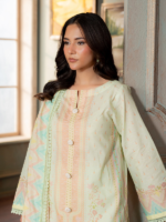Zellbury Pista 3-Piece Digital Printed Lawn Unstitched Suit - Image 2