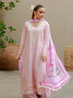 Zellbury Chikankari 3-Piece Unstitched Collection Pink