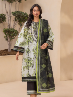 Zellbury Unstitched 2Piece Embroidered Lawn Green Suit WUS26E20868