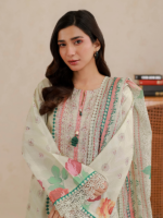 Zellbury 3-Piece Digital Printed Lawn Unstitched Suit - Image 3