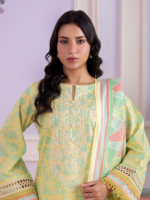 Zellbury Unstitched 2Piece Embroidered Lemon Lawn Suit WUS26E20468 - Image 3